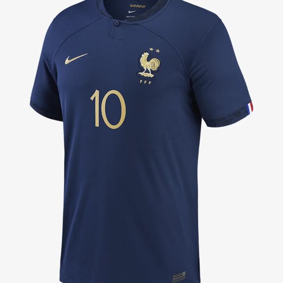 NIKE KYLIAN MBAPPE FRANCE HOME JERSEY FIFA WORLD CUPSize L Blue